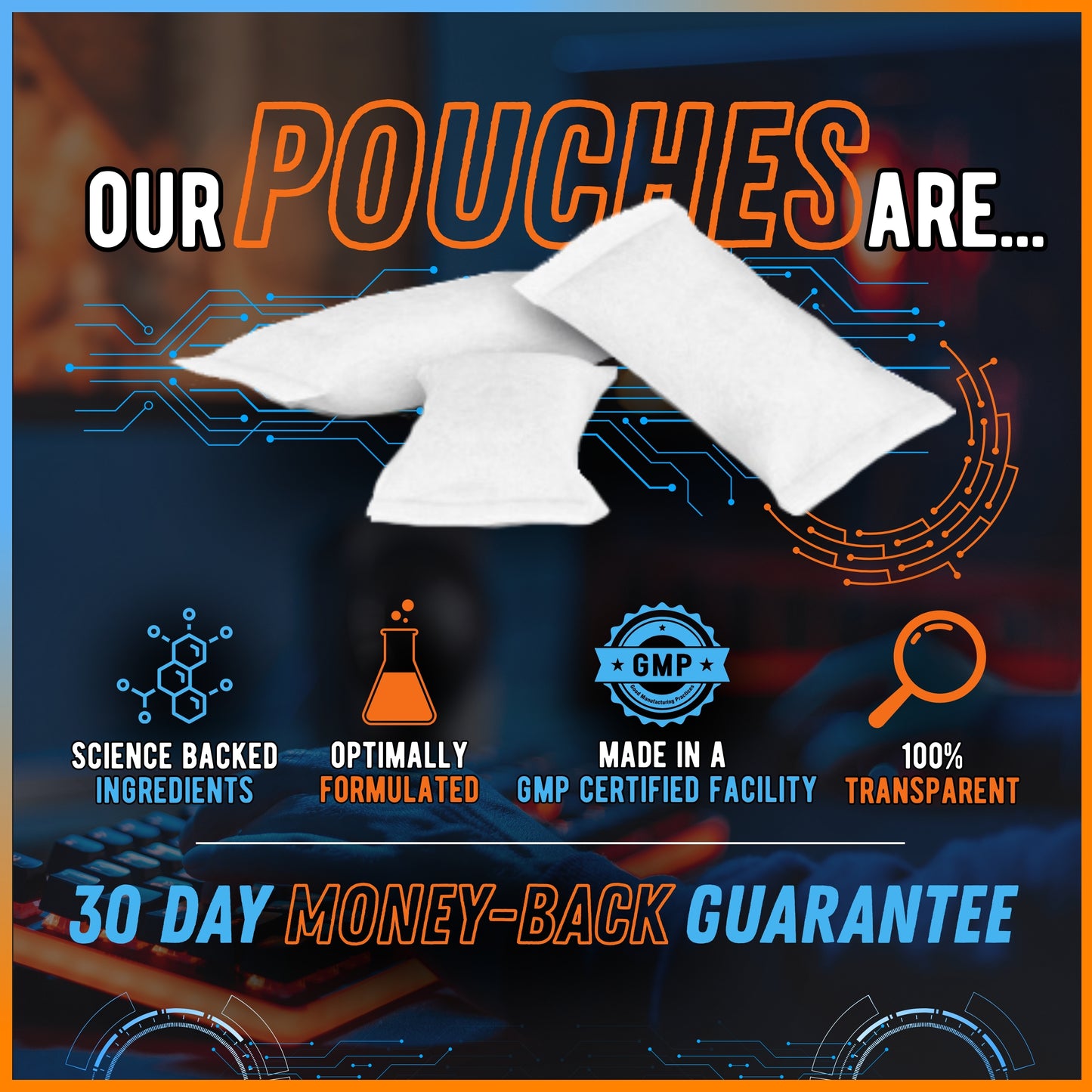 Locked In Focus Pouches - 5 Pack (Buy 4 Get 1 Free)