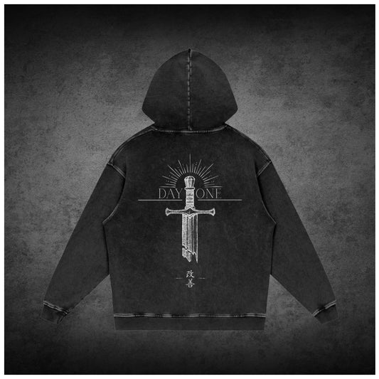 "Locked In" Heavyweight Hoodie – Day One Founder Exclusive