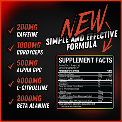 Focus Based Pre-Workout