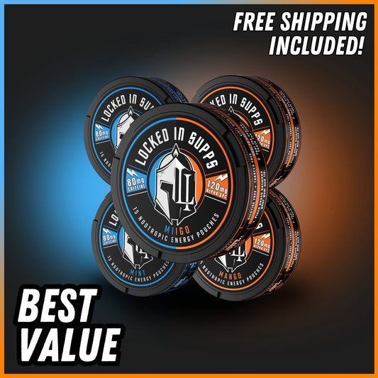 Locked In Focus Pouches - 5 Pack (Buy 4 Get 1 Free)