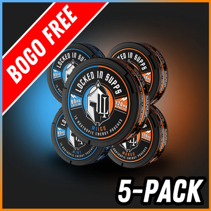 Locked In Focus Pouches - 5 Pack (Mint or Mango)