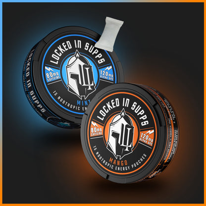 Locked In Focus Pouches – Nootropic Energy (Mint or Mango)